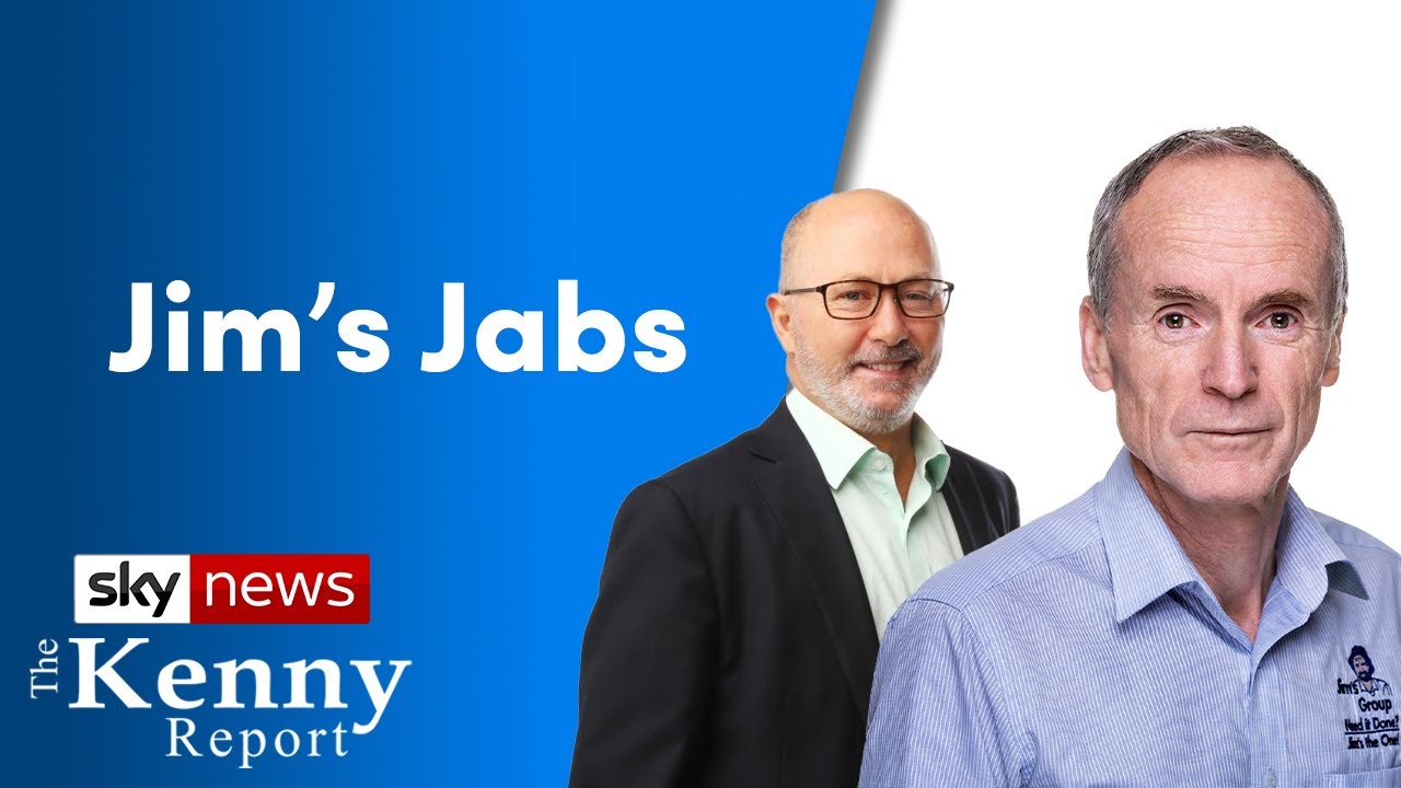 Jim Penman on The Kenny Report talking about his COVID-19 Vaccination stickers for franchisees