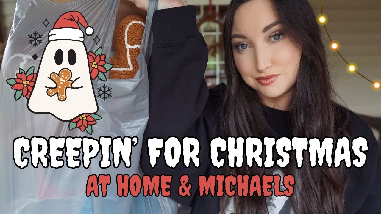Creepin' for Christmas: Dark, Moody, Victorian, Vintage, Retro Vibes | At Home and Michaels 2024