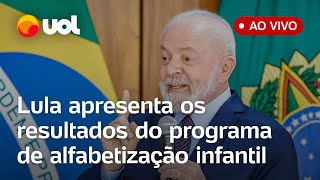 Lula e Camilo Santana anunciam ao vivo os resultados do programa de alfabetização de crianças