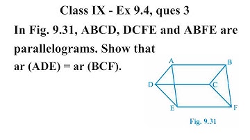 Ex.9.4 (Optional) (Q.3) Chapter:9 Areas Of Parallelograms And Triangles | Ncert Maths Class 9 | Cbse