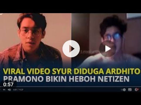 VIDEO Syur Mirip Ardhito Pramono Berdurasi 3 Menit Trending di Twitter