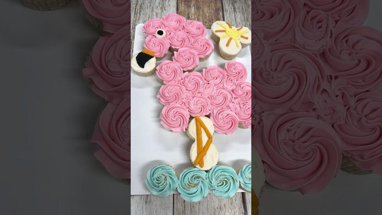 Birthday cupcake cake | Flamingo 🦩 