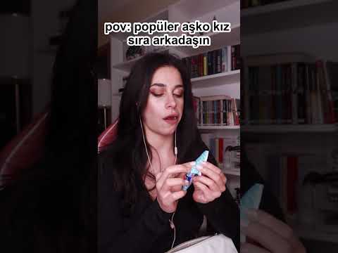 pov: popüler aşko kız sıra arkadaşın 💖✍🏻📝