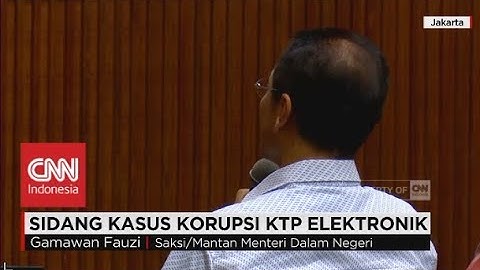 Sidang E-KTP, Gamawan Fauzi Bantah Terima Uang & Ruko dari Paulus Tanos