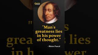 Motivational Blaise Pascal Quotes For Success In Life | #shorts #Blaise Pascal #quotes #lifequotes