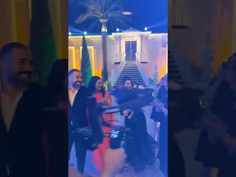 من حفل شموسه بنت الفنانه سهير صلاح والفنان حيد عبد ثامر بمناسبة دخولها اربعين يوم على ولادتها حلوه