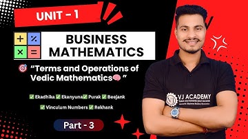 Vedic Math Basics: Ekadhika, Ekanyuna, Purak, Beejank, Vinculum, Rekhank | Part -3