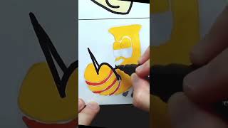 Drawing ALPHABET LORE Letter J (Monster Style)