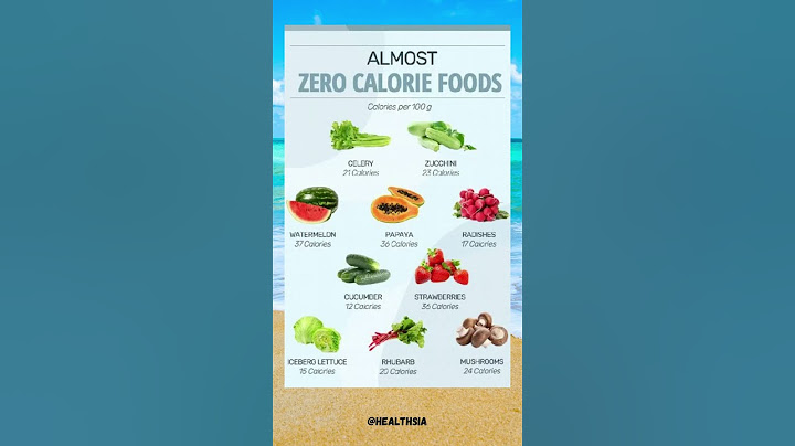 Zero Calorie Foods