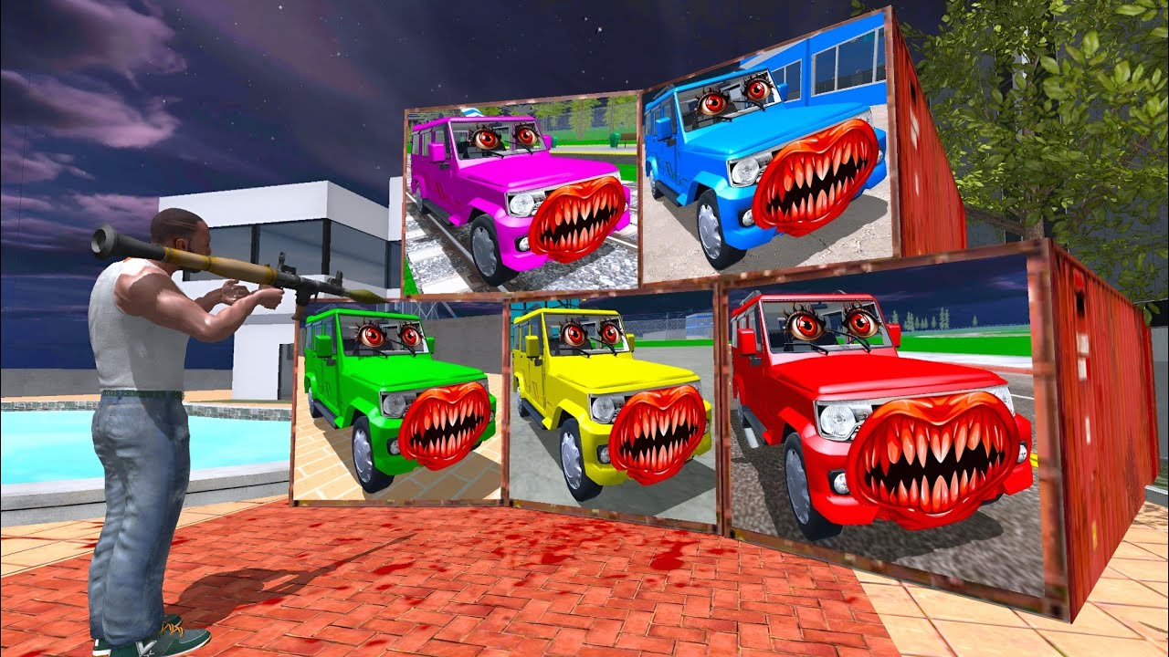 Franklin opens Colourful Bolero Container in Indian Bikes Driving 3d