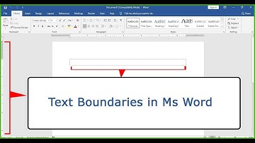 How to enable text boundaries on Microsoft Office 2007 || Show text boundary on MS Office 2007