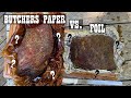 Brisket Experiments - Wrapped in Butchers Paper vs Foil