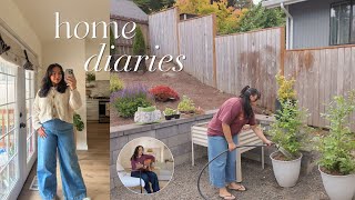 HOME DIARIES | living alone, garden updates, new hobbies