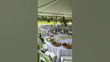 Beautiful Outdoor Wedding And Tent Reception 