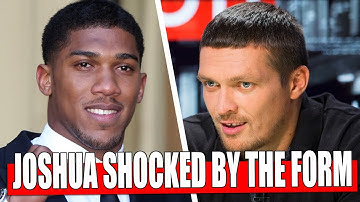 Anthony Joshua SHOCKED BY THE FORM OF Alexander Usyk BEFORE THE FIGHT / Fury IS UNHAPPY WITH Wilder