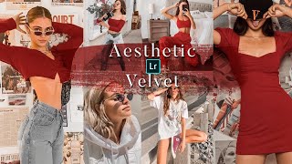 HOW TO EDIT AESTHETIC VELVET LIGHTROOM PRESET TUTORIAL + free DNG link | 2020 screenshot 5
