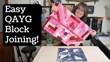 The Easiest Way to Join Quilt-As-You-Go Blocks – My Favorite Method!