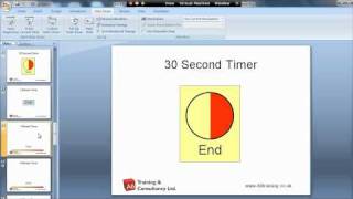 How to add countdown timers to PowerPoint thumbnail