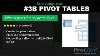 Report Filter Pages in Pivot tables