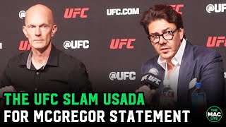 Hunter Campbell & Jeff Novitzky slam USADA: “What they have done to Conor McGregor is disgusting'