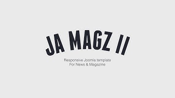 JA Magz - Responsive Joomla template for News & Magazine