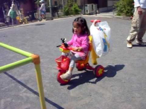 三輪車♪