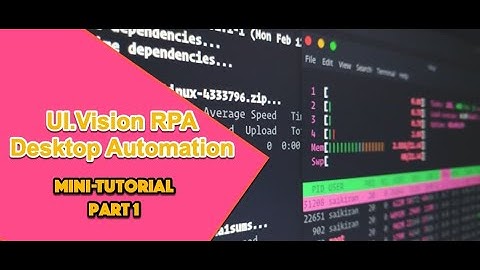 UI.Vision Desktop Automation - Mini-Tutorial Part 1