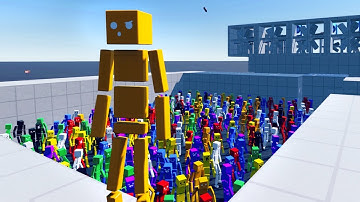 100 Ragdoll Zombies Stuck in Maze of Doom! - Fun with Ragdolls