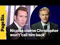 Spider Noir's Nicolas Cage claims Christopher Nolan won't 'call him back' after he turned down movie