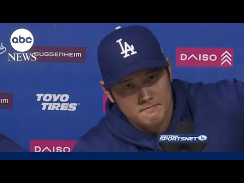Shohei Ohtani press conference: Dodgers star says he "never bet on baseball or any other sports"