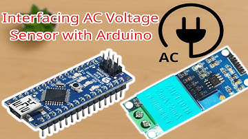 Interfacing AC Voltage Sensor with Arduino