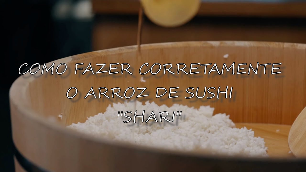 Aprenda o Shari com Técnica Tradicional Japonesa