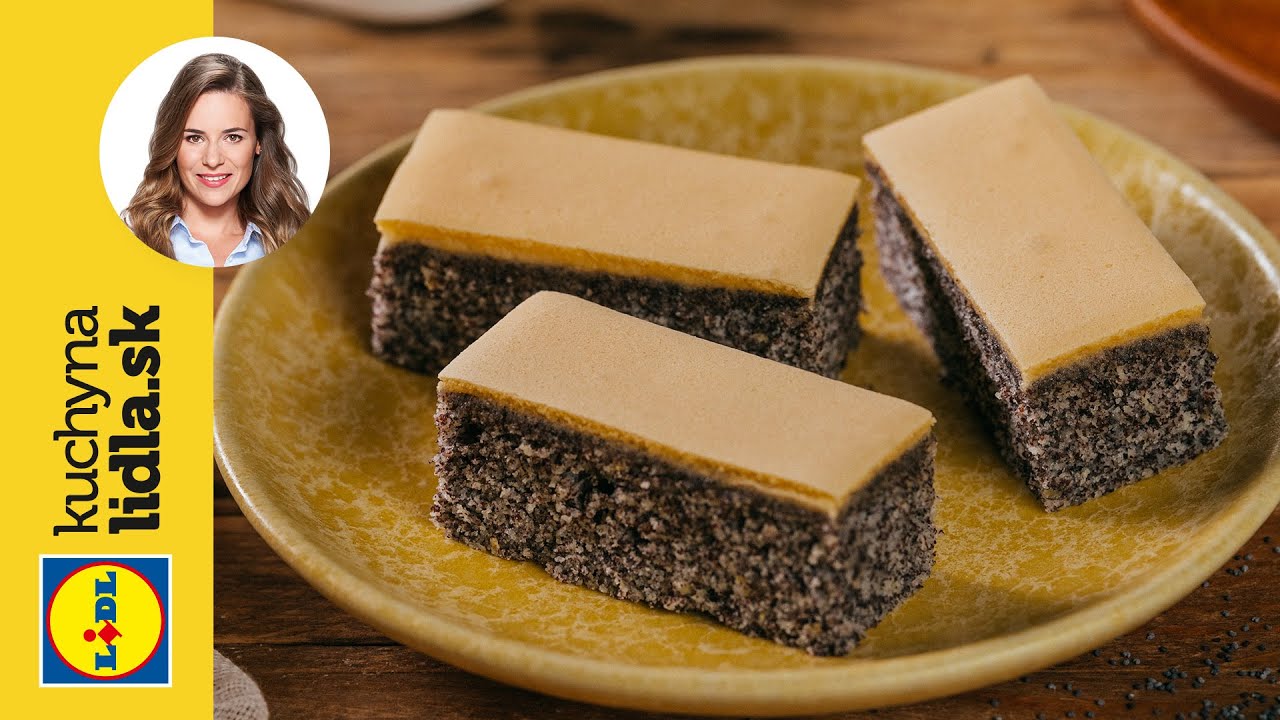 Žĺtkovo-makové rezy 🍰 | Veronika Bušová | Kuchyňa Lidla