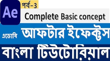 Adobe after Effects Tutorial in Bangla for beginner-Basic concept part-3 by GM!