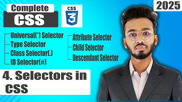 Selectors in CSS | CSS Tutorial for Beginners-Part 4 |  | CSS Full Course