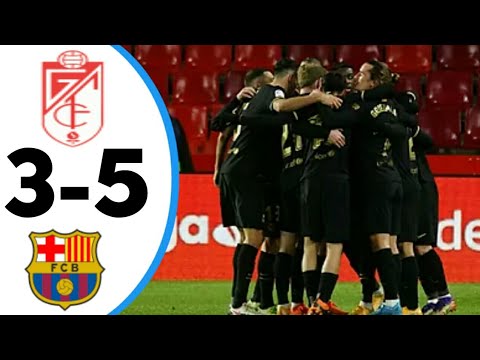 LATE COMEBACK DRAMA | Highlights| Barcelona 5-3 Granada |