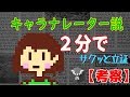 【考察】キャラナレータ―説、２分でサクッと立証【Undertale】