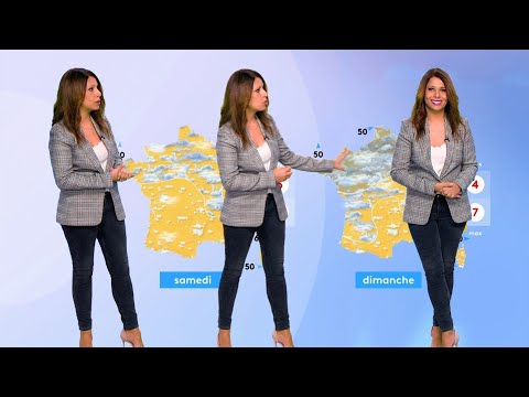 Myriam Seurat - Prévision Météo France sur France3 le 13 janvier 2022