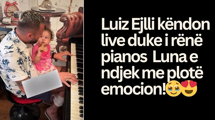 Luiz Ejlli këndon live duke i rënë pianos  Luna e ndjek me plotë emocion!🥹😍#luizejlli