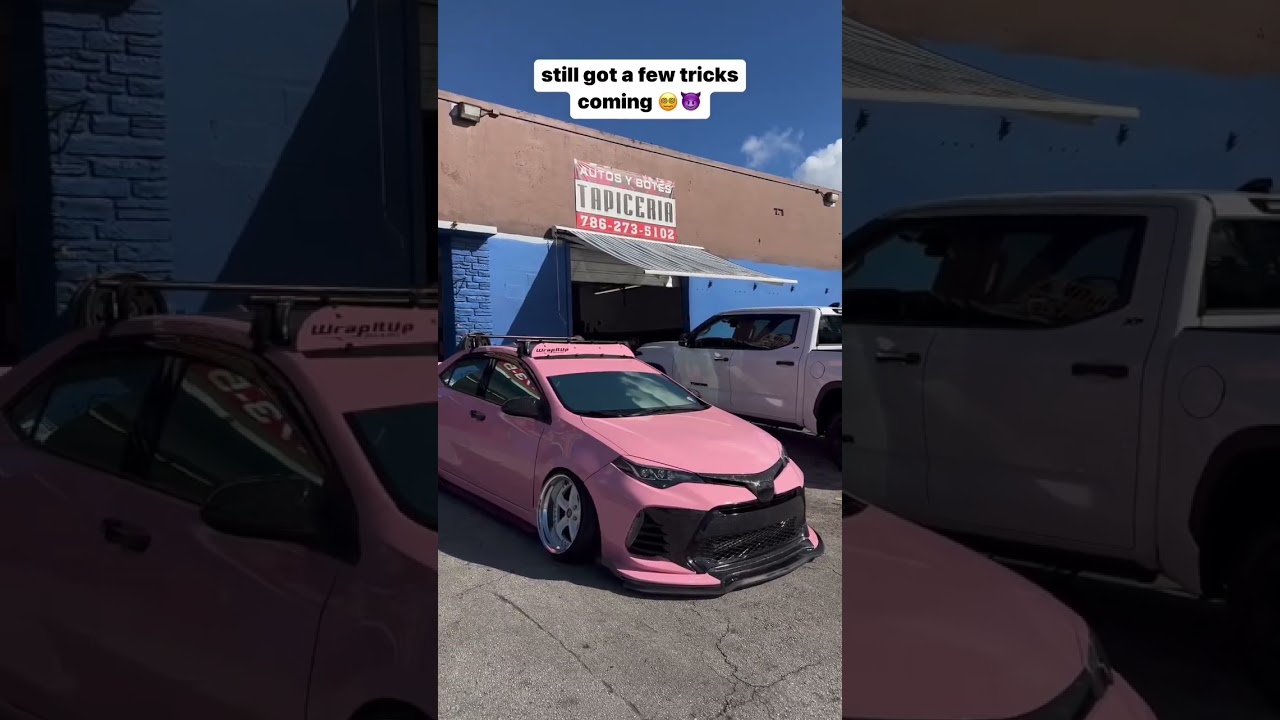 Que opinas del Corolla con Wrap Rosa 🤔👍 