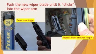 Costco's Goodyear hybrid wiper blade change on Volkswagen Tiguan 2.0 TSI
