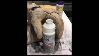 Nikwax Glove Proof Application & Water Test