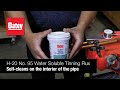 Water soluble tinning flux