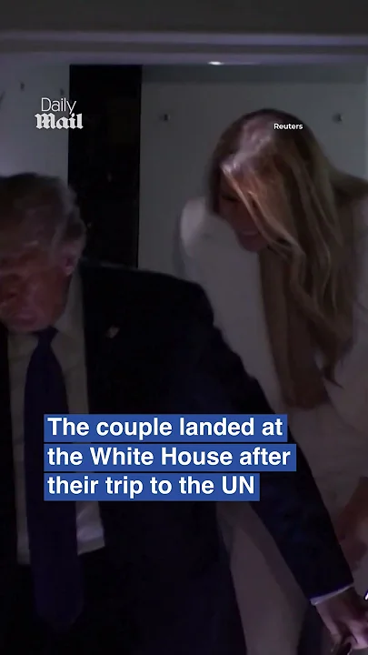 Trump waves finger at wife Melania