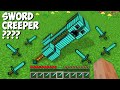 What if you CRAFT a SWORD CREEPER in Minecraft ? CURSED SWORD !