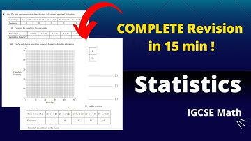 Statistics SOLVED Topical Past Paper (2022) - IGCSE Math Revision