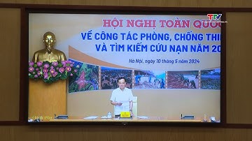 Hội nghị trực tuyến toàn quốc về công tác phòng, chống thiên tai và tìm kiếm cứu nạn năm 2024