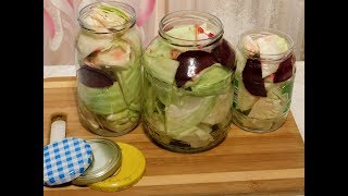 Без всяких заморочек,быстро!"Маринованная капуста кусочками" на зиму-невозможно оторваться! Без всяких заморочек,быстро!"Маринованная капуста кусочками" на зиму-невозможно оторваться!