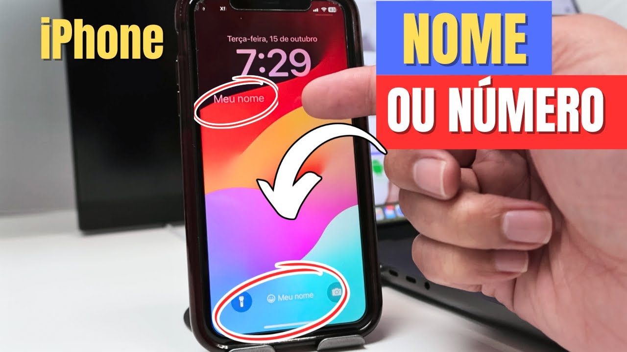 Como adicionar nome da tela do iPhone [Passo a Passo Simples] - YouTube