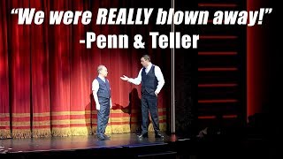 Bryan Saint Closes the Penn &amp; Teller Show in Las Vegas! (Link to FULL routine in the description!)